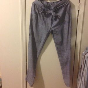 Never worn- plaid pants